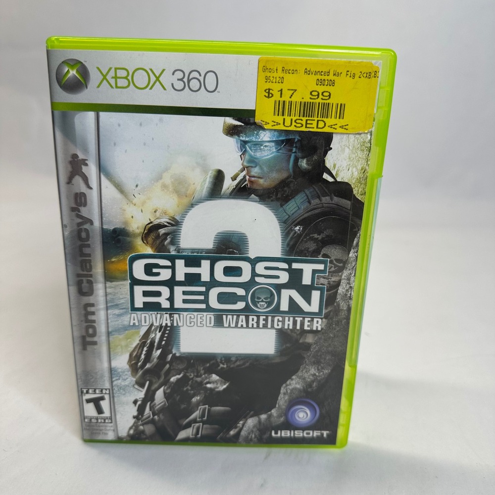 Tom Clancys Ghost Recon Advanced Warfighter 2 Xbox 360 Complete CIB Tested‎